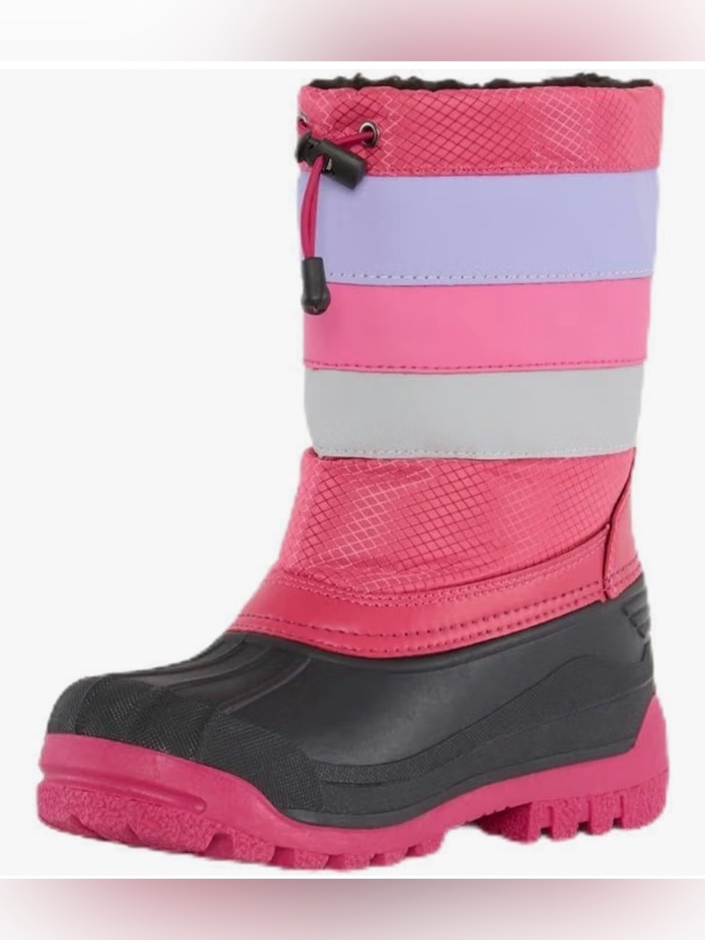 Arctix Girls Pink, Lavender, Black & Gray Winter Snow Boots size 2